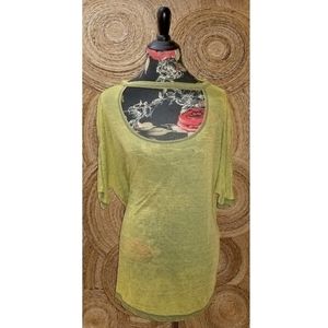 Choker neckline shirt